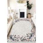 Motto Hali Floral Punto Kaymaz Tabanlı Yıkanabilir Antibakteriyel Dijital Baskı Halı Yolluk, FL-2078A-PNT-160X230
