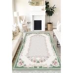 Motto Hali Floral Punto Kaymaz Tabanlı Yıkanabilir Antibakteriyel Dijital Baskı Halı Yolluk, FL-2091B-PNT-80X300