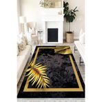 Motto Hali Floral Westa Kaymaz Tabanlı Yıkanabilir Antibakteriyel Dijital Baskı Halı Yolluk, FL-2004B-WST-160X230