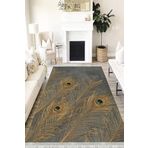 Motto Hali Floral Westa Kaymaz Tabanlı Yıkanabilir Antibakteriyel Dijital Baskı Halı Yolluk, FL-2035A-WST-160X230