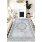 Motto Hali Klasik Perla Soft Kaymaz Tabanlı Yıkanabilir Antibakteriyel Dijital Baskı Klasik Halı Yolluk, KS-3007C-PRL-80X300