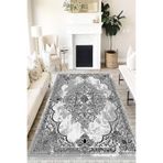 Motto Hali Klasik Perla Soft Kaymaz Tabanlı Yıkanabilir Antibakteriyel Dijital Baskı Klasik Halı Yolluk, KS-3017D-PRL-100X150