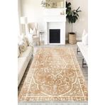 Motto Hali Klasik Perla Soft Kaymaz Tabanlı Yıkanabilir Antibakteriyel Dijital Baskı Klasik Halı Yolluk, KS-3028B-PRL-120X180