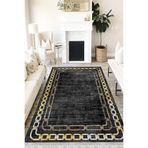 Motto Hali Klasik Perla Soft Kaymaz Tabanlı Yıkanabilir Antibakteriyel Dijital Baskı Klasik Halı Yolluk, KS-3090B-PRL-80X200