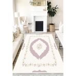 Motto Hali Klasik Perla Soft Kaymaz Tabanlı Yıkanabilir Antibakteriyel Dijital Baskı Klasik Halı Yolluk, ME-3003B-PRL-80X300