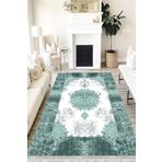Motto Hali Klasik Verona Kaymaz Deri Tabanlı Yıkanabilir Antibakteriyel Dijital Baskı Klasik Halı Yolluk, KS-3029A-VRN-160X300