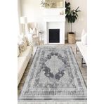 Motto Hali Klasik Westa Kaymaz Tabanlı Yıkanabilir Antibakteriyel Dijital Baskı Klasik Halı Kilim, KS-3001A-WST-100X500