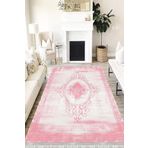 Motto Hali Klasik Westa Kaymaz Tabanlı Yıkanabilir Antibakteriyel Dijital Baskı Klasik Halı Kilim, KS-3002E-WST-80X300