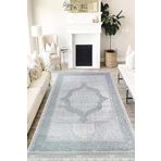 Motto Hali Klasik Westa Kaymaz Tabanlı Yıkanabilir Antibakteriyel Dijital Baskı Klasik Halı Kilim, KS-3007C-WST-100X300