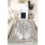 Motto Hali Klasik Westa Kaymaz Tabanlı Yıkanabilir Antibakteriyel Dijital Baskı Klasik Halı Kilim, KS-3017A-WST-100X150