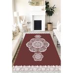 Motto Hali Klasik Westa Kaymaz Tabanlı Yıkanabilir Antibakteriyel Dijital Baskı Klasik Halı Kilim, KS-3021C-WST-50X80