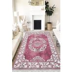 Motto Hali Klasik Westa Kaymaz Tabanlı Yıkanabilir Antibakteriyel Dijital Baskı Klasik Halı Kilim, KS-3027C-WST-80X400