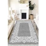 Motto Hali Klasik Westa Kaymaz Tabanlı Yıkanabilir Antibakteriyel Dijital Baskı Klasik Halı Kilim, KS-3074C-WST-120X350