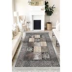 Motto Hali Klasik Westa Kaymaz Tabanlı Yıkanabilir Antibakteriyel Dijital Baskı Klasik Halı Kilim, KS-3092A-WST-120X180
