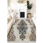 Motto Hali Klasik Westa Kaymaz Tabanlı Yıkanabilir Antibakteriyel Dijital Baskı Klasik Halı Kilim, KS-3099C-WST-120X400