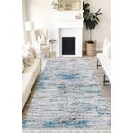 Motto Hali Modern Cotton Şönil Kaymaz Tabanlı Yıkanabilir Antibakteriyel Dijital Baskı Modern Halı Yolluk, MD-0060D-CTN-80X400