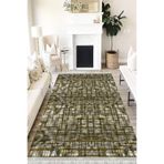 Motto Hali Modern Eko Punto Kaymaz Tabanlı Yıkanabilir Antibakteriyel Dijital Baskı Modern Halı Yolluk, MD-0029A-EKOPNT-80X300