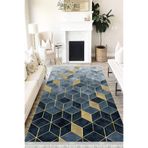 Motto Hali Modern Eko Punto Kaymaz Tabanlı Yıkanabilir Antibakteriyel Dijital Baskı Modern Halı Yolluk, MD-0033A-EKOPNT-160X230