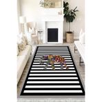Motto Hali Modern Eko Punto Kaymaz Tabanlı Yıkanabilir Antibakteriyel Dijital Baskı Modern Halı Yolluk, MD-0038G-EKOPNT-80X300