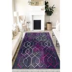 Motto Hali Modern Perla Soft Kaymaz Tabanlı Yıkanabilir Antibakteriyel Dijital Baskı Modern Halı Yolluk, MD-0041G-PRL-80X300