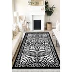 Motto Hali Modern Perla Soft Kaymaz Tabanlı Yıkanabilir Antibakteriyel Dijital Baskı Modern Halı Yolluk, MD-0051A-PRL-80X300