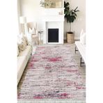 Motto Hali Modern Perla Soft Kaymaz Tabanlı Yıkanabilir Antibakteriyel Dijital Baskı Modern Halı Yolluk, MD-0060A-PRL-80X300