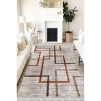 Motto Hali Modern Punto Kaymaz Dot Tabanlı Yıkanabilir Antibakteriyel Dijital Baskı Modern Halı Yolluk, MD-0047D-PNT-80X300