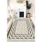 Motto Hali Modern Punto Kaymaz Dot Tabanlı Yıkanabilir Antibakteriyel Dijital Baskı Modern Halı Yolluk, MD-0072A-PNT-80X300