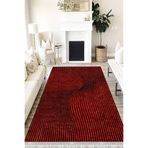 Motto Hali Modern Verona Kaymaz Deri Tabanlı Yıkanabilir Antibakteriyel Dijital Baskı Modern Halı Yolluk, MD-0031C-VRN-80X300
