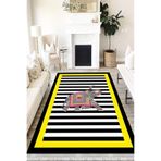 Motto Hali Modern Verona Kaymaz Deri Tabanlı Yıkanabilir Antibakteriyel Dijital Baskı Modern Halı Yolluk, MD-0038C-VRN-80X300