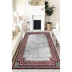 Motto Hali Modern Verona Kaymaz Deri Tabanlı Yıkanabilir Antibakteriyel Dijital Baskı Modern Halı Yolluk, MD-0081E-VRN-80X300