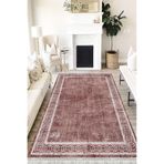 Motto Hali Modern Verona Kaymaz Deri Tabanlı Yıkanabilir Antibakteriyel Dijital Baskı Modern Halı Yolluk, MD-0087C-VRN-80X300