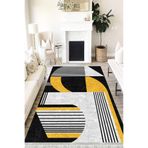 Motto Hali Modern Verona Kaymaz Deri Tabanlı Yıkanabilir Antibakteriyel Dijital Baskı Modern Halı Yolluk, MD-0089A-VRN-120X180