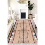Motto Hali Modern Westa Kaymaz Tabanlı Yıkanabilir Antibakteriyel Dijital Baskı Modern Halı Kilim, MD-0018A-WST-180X350