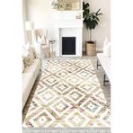 Motto Hali Modern Westa Kaymaz Tabanlı Yıkanabilir Antibakteriyel Dijital Baskı Modern Halı Kilim, MD-0025A-WST-80X200