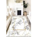 Motto Hali Modern Westa Kaymaz Tabanlı Yıkanabilir Antibakteriyel Dijital Baskı Modern Halı Kilim, MD-0032H-WST-160X300