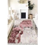 Motto Hali Modern Westa Kaymaz Tabanlı Yıkanabilir Antibakteriyel Dijital Baskı Modern Halı Kilim, MD-0033M-WST-100X250