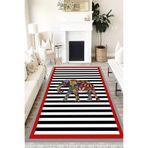 Motto Hali Modern Westa Kaymaz Tabanlı Yıkanabilir Antibakteriyel Dijital Baskı Modern Halı Kilim, MD-0038H-WST-80X350