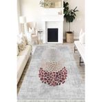 Motto Hali Modern Westa Kaymaz Tabanlı Yıkanabilir Antibakteriyel Dijital Baskı Modern Halı Kilim, MD-0040E-WST-100X250
