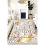 Motto Hali Modern Westa Kaymaz Tabanlı Yıkanabilir Antibakteriyel Dijital Baskı Modern Halı Kilim, MD-0046A-WST-120X350