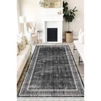 Motto Hali Modern Westa Kaymaz Tabanlı Yıkanabilir Antibakteriyel Dijital Baskı Modern Halı Kilim, MD-0087B-WST-100X400