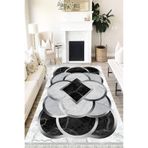 Motto Hali Modern Westa Kaymaz Tabanlı Yıkanabilir Antibakteriyel Dijital Baskı Modern Halı Kilim, MD-0093B-WST-160X230