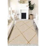 Motto Hali Modern Westa Kaymaz Tabanlı Yıkanabilir Antibakteriyel Dijital Baskı Modern Halı Kilim, MD-0098B-WST-120X180