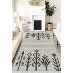 Motto Hali Otantik Bambu Kumaş Perla Soft Kaymaz Tabanlı Yıkanabilir Antibakteriyel Dijital Baskı Halı Yolluk, OTN-4212C-PRL-80X300
