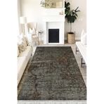 Motto Hali Otantik Bambu Kumaş Perla Soft Kaymaz Tabanlı Yıkanabilir Antibakteriyel Dijital Baskı Halı Yolluk, OTN-4218B-PRL-80X300