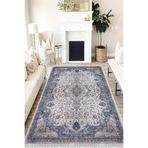 Motto Hali Otantik Cotton Şönil Kaymaz Tabanlı Yıkanabilir Antibakteriyel Dijital Baskı Halı Yolluk, OTN-4109A-CTN-160X230
