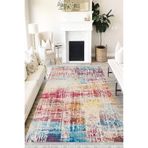 Motto Hali Pastel Eko Punto Kaymaz Tabanlı Yıkanabilir Antibakteriyel Dijital Baskı Pastel Halı Yolluk, PS-6028A-EKOPNT-80X300