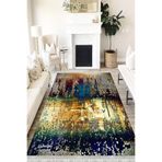 Motto Hali Pastel Punto Kaymaz Dot Tabanlı Yıkanabilir Antibakteriyel Dijital Baskı Pastel Halı Yolluk, PS-6020A-PNT-80X300