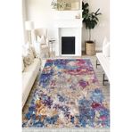 Motto Hali Pastel Punto Kaymaz Dot Tabanlı Yıkanabilir Antibakteriyel Dijital Baskı Pastel Halı Yolluk, PS-6072A-PNT-80X300