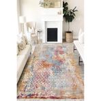 Motto Hali Pastel Westa Kaymaz Tabanlı Yıkanabilir Antibakteriyel Dijital Baskı Pastel Halı Kilim, PS-6071A-WST-180X280